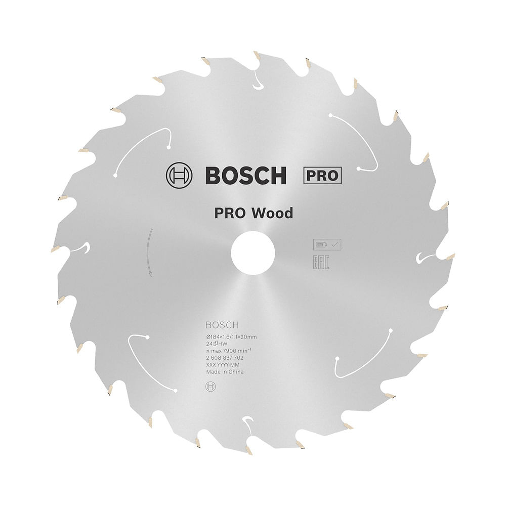 Disco de Serra Circular PRO Wood Cordless 184x20mm 24D Bosch 76570_0